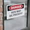 Signmission H2S May Be Present Danger Sign, Vinyl Decal, 10in W x 7in L, 2PK OS-2PACK-DS-D-710-L-1829 - alternate 3